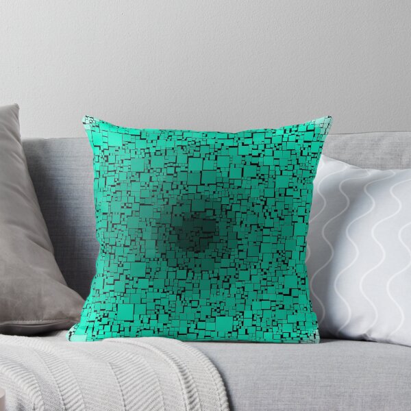 Item preview, gradient blocks in shades of green designed and sold by abstractify-me.