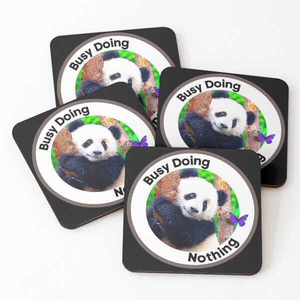 Item preview, Busy Doing Nothing Panda  designed and sold by Stewby.