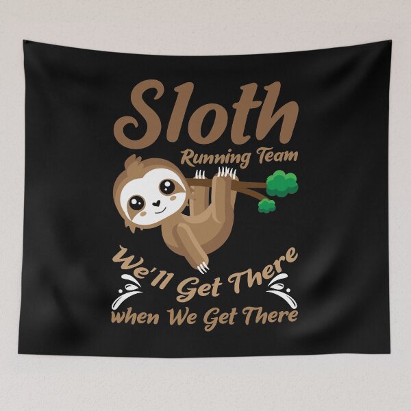 Item preview, Sloth running team  designed and sold by mermaidselina.
