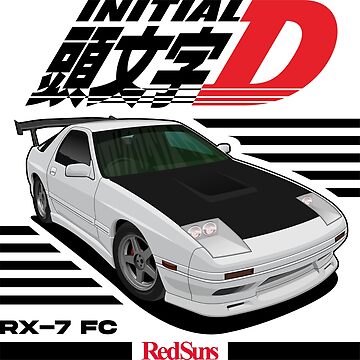 InitialD RX-7 FC3S Drawing by Brap - Fine Art America