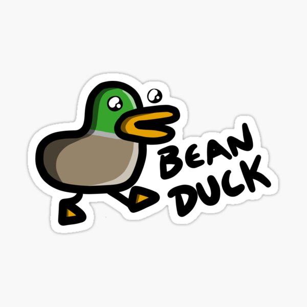 Bean Duck Sticker