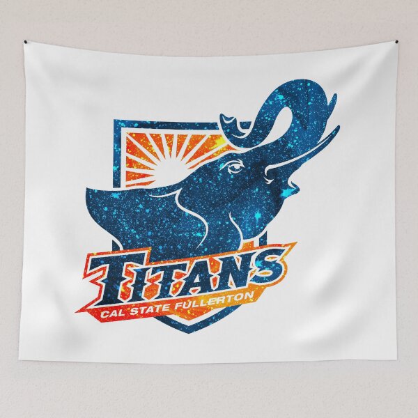 Item preview, Glitter Tuffy the Titan (California State University Fullerton) (3) designed and sold by ConceptualClub.