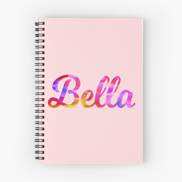 Item preview, Bella girls name pretty multi-color design designed and sold by ComicKitsch.
