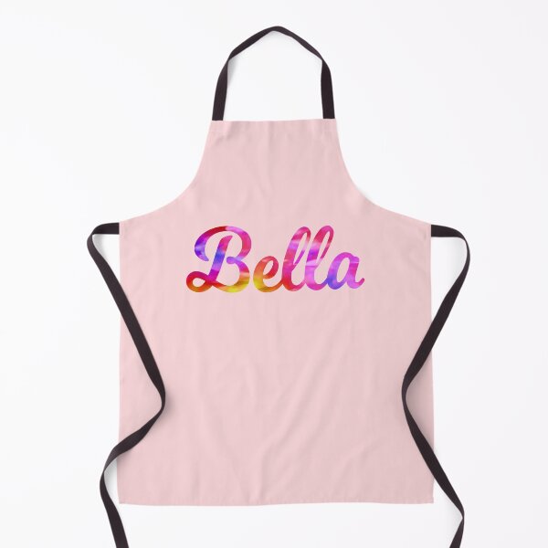 Item preview, Bella girls name pretty multi-color design designed and sold by ComicKitsch.