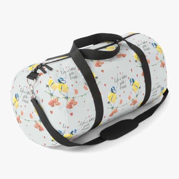 Item preview, Life is better with Friends cute bird design on grey designed and sold by IslesArt.