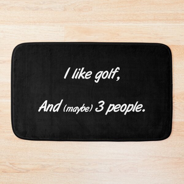 Item preview, I love golf, and 3 people. designed and sold by 2Girls1Shirt.
