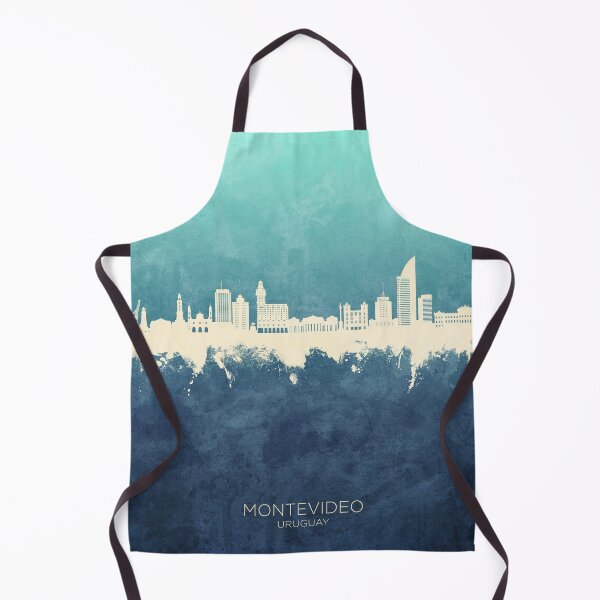 Item preview, Montevideo Skyline Uruguay designed and sold by ArtPrints.