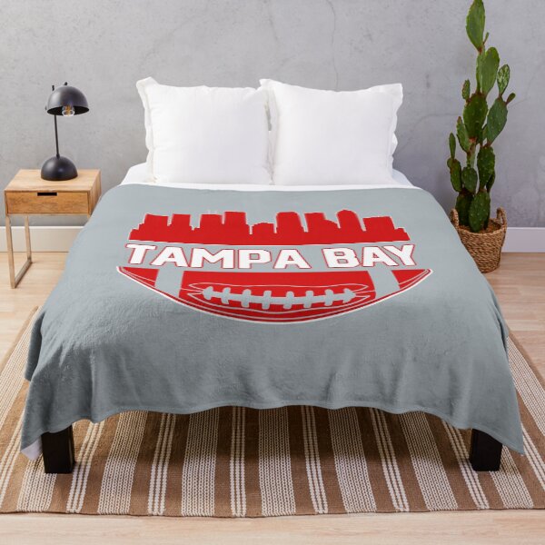 Item preview, Vintage Skyline Tampa Bay Football Team Gameday Red White Art Goalline Sport Buccaneers Gifts designed and sold by JamesCarthyArt.