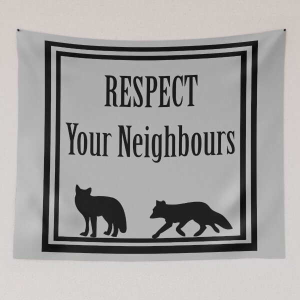 Item preview, Respect Your Neighbours designed and sold by Mrspink16.
