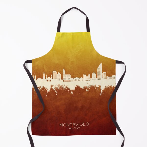 Item preview, Montevideo Skyline Uruguay designed and sold by ArtPrints.