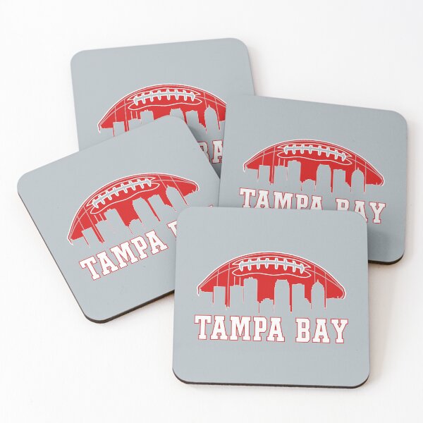 Item preview, Vintage Skyline Tampa Bay Football Team Red White Art Gameday Sport Buccaneers Gifts designed and sold by JamesCarthyArt.