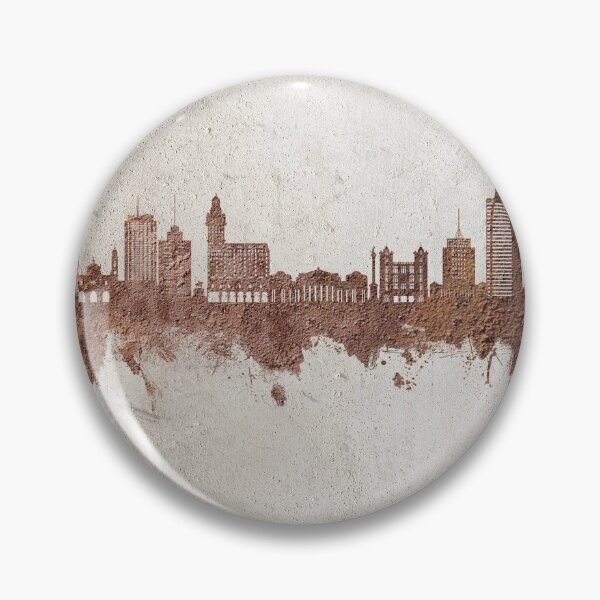 Item preview, Montevideo Skyline Uruguay designed and sold by ArtPrints.