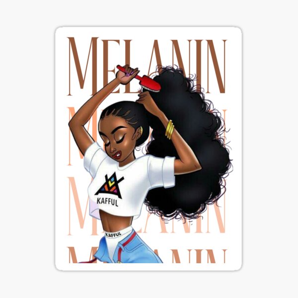 Melanin Poppin, Black Girl Magic, Black Queen, Melanin Queen, PNG