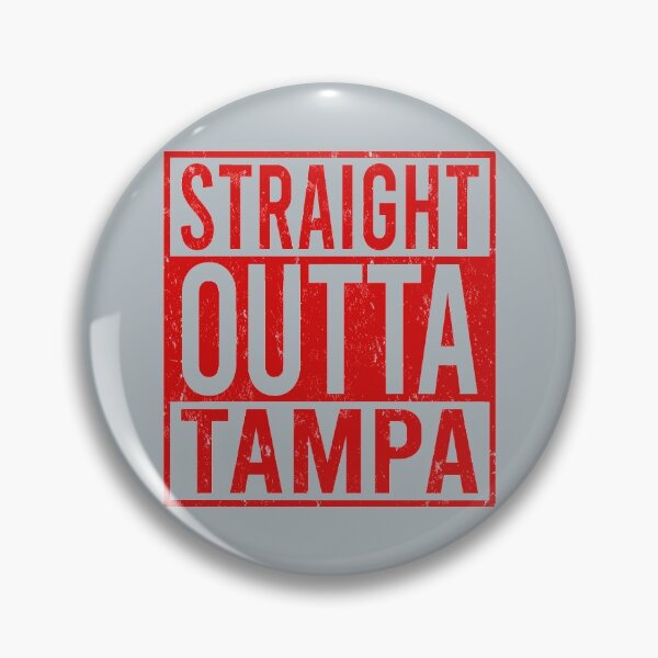 Item preview, Vintage Straight Outta Tampa Bay Football Team Gameday Sport Red Art Buccaneers Gifts designed and sold by JamesCarthyArt.