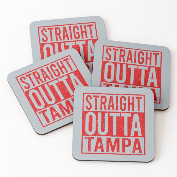 Item preview, Vintage Straight Outta Tampa Bay Football Team Gameday Sport Red Art Buccaneers Gifts designed and sold by JamesCarthyArt.