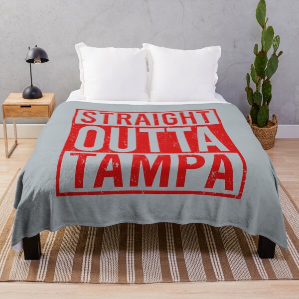 Item preview, Vintage Straight Outta Tampa Bay Football Team Gameday Sport Red Art Buccaneers Gifts designed and sold by JamesCarthyArt.