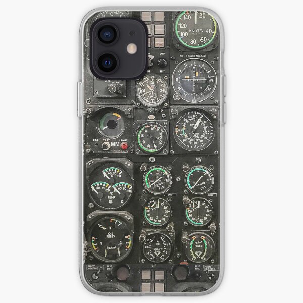 Aviation Helicopter 105 cockpit iPhone Soft Case