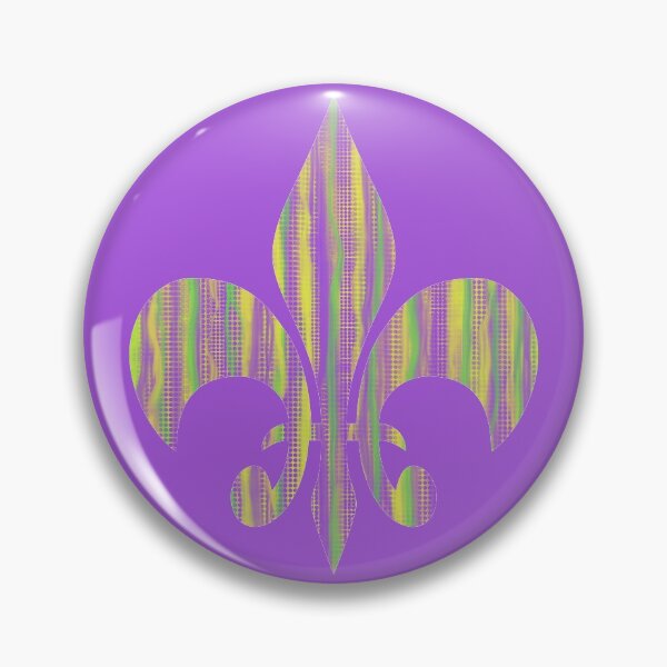 Item preview, Mardi Gras Party Time Fleur de Lis designed and sold by Annette Marionneaux Stevenson.