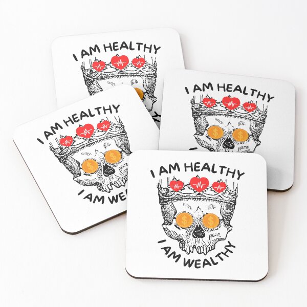 Item preview, I Am Healthy I Am Wealthy designed and sold by Shash31.