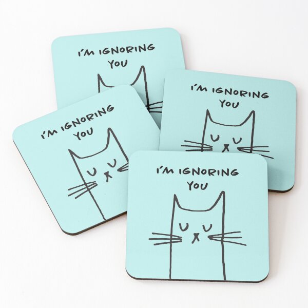 Item preview, Cat facial expressions: I am ignoring you designed and sold by Aidi Riera.