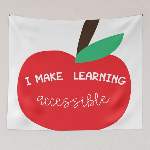 Item preview, I Make Learning Accessible Apple designed and sold by Kirsten Uecker.