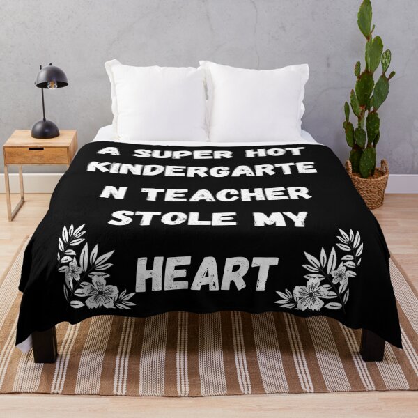 Item preview, A Super Hot Kindergarten Teacher Stole My Heart Gift Funny Valentine  designed and sold by piskwi.