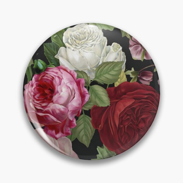Item preview, Retro Flowers ,Vintage Design, Dark Flowers,Gothic,Vintage Rouses designed and sold by dplachkinova.