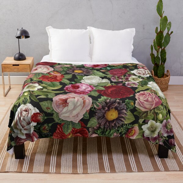 Item preview, Retro Flowers ,Vintage Design, Dark Flowers,Gothic,Vintage Rouses designed and sold by dplachkinova.