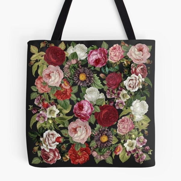 Item preview, Retro Flowers ,Vintage Design, Dark Flowers,Gothic,Vintage Rouses designed and sold by dplachkinova.