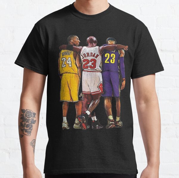 T-shirt Michael Jordan LeBron James GOOD BYE mon ami Kobe Bryant T-shirt classique