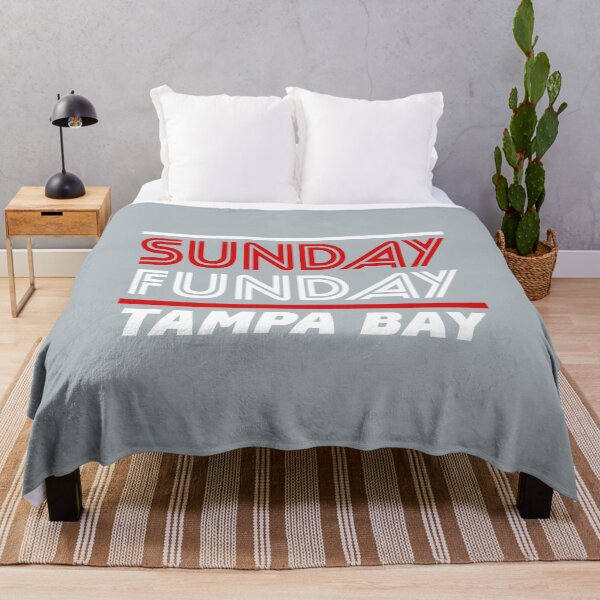 Item preview, Vintage Sunday Funday Tampa Bay Football Team Gameday Red Art Sport Buccaneers Gifts designed and sold by JamesCarthyArt.
