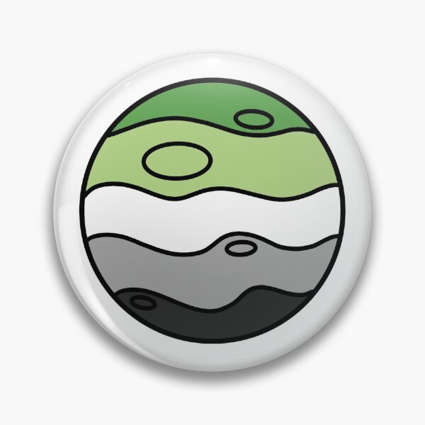 Item preview, Aromantic Pride Planet designed and sold by EerieEnby.