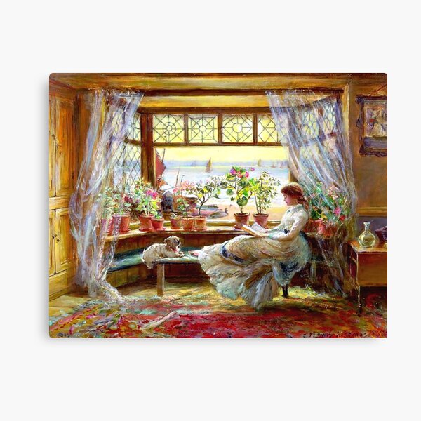 Item preview, Reading by the window - Charles james lewis designed and sold by maryedenoa.