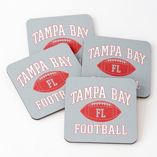 Item preview, Vintage Tampa Bay Football Team Gameday Goalline Red White Art Buccaneers Gifts designed and sold by JamesCarthyArt.
