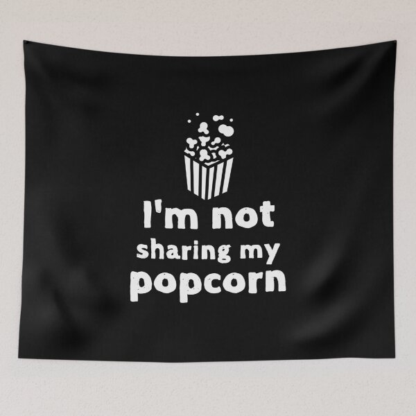 Item preview, No Sharing Popcorn Funny Foodie Shirt Laugh Joke Food Hungry Snack Gift Sarcastic Happy Fun Introvert Awkward Geek Hipster Silly Inspirational Motivational Birthday Present designed and sold by EpsilonEridani.