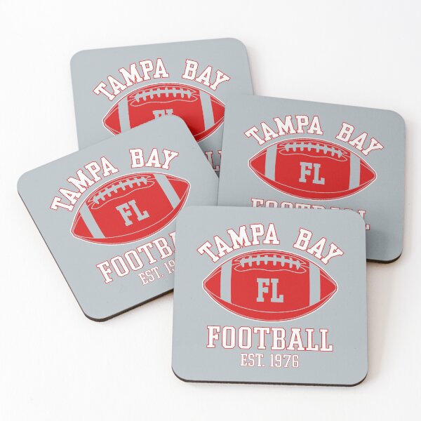Item preview, Vintage Tampa Bay Football Team Goalline Gameday Sport Red White Art Buccaneers Gift designed and sold by JamesCarthyArt.