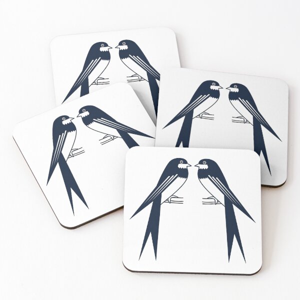 Item preview, Swallow Love Birds designed and sold by TreacleMustard.