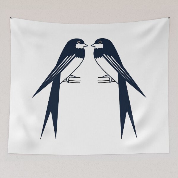 Item preview, Swallow Love Birds designed and sold by TreacleMustard.