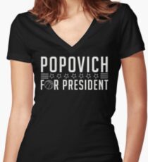 Coach Pop Women's Fitted V-Neck T-Shirt