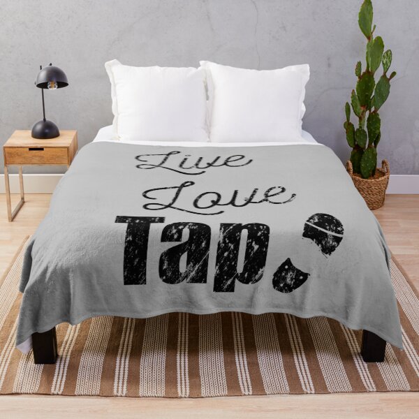 Item preview, Live Love Tap and tap shoe tap Dance design on white, The best fun gift for any dancer! tap dance art, #tapdanceart, tap fam designed and sold by TAP-DANCE-ART.