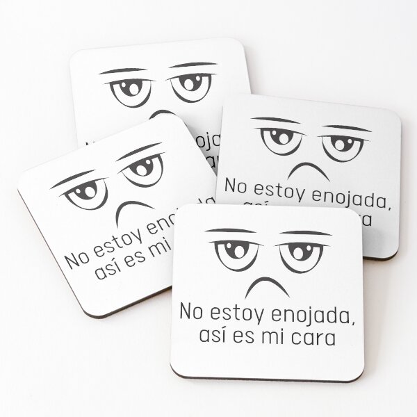 Item preview, No Estoy Enojada, Asi Es Mi Cara designed and sold by Designs-DA.