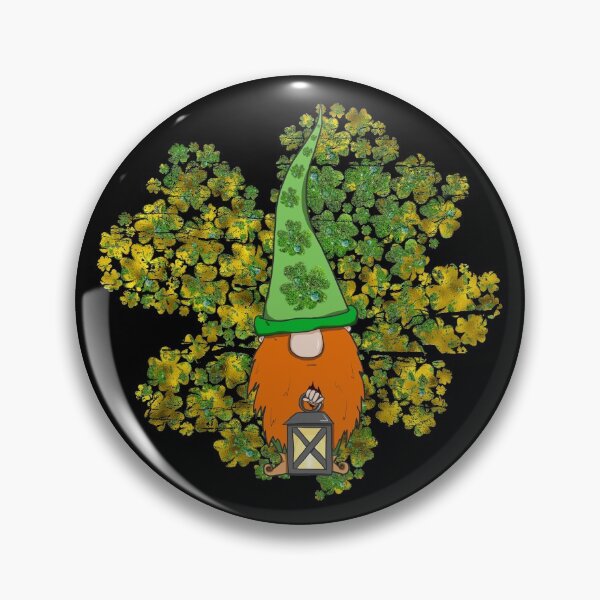 Item preview, Leprechaun & Guatrefoil Clovers St Patricks Day Shamrock Gift designed and sold by r-silver.