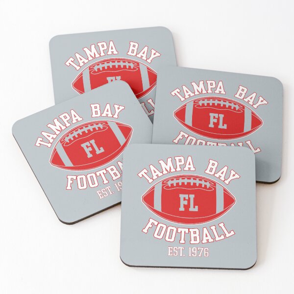 Item preview, Vintage Tampa Bay Football Team Goalline Gameday Sport Red White Art Buccaneers Gifts designed and sold by JamesCarthyArt.