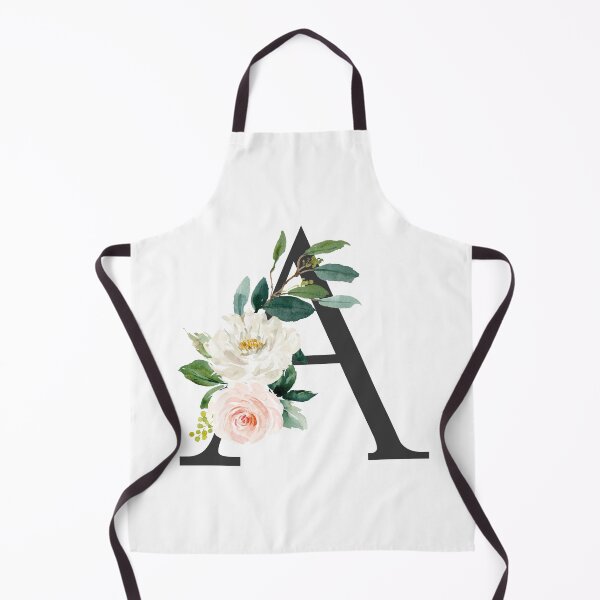 Item preview, Watercolor Pretty Flowers Letter A Floral Monogram designed and sold by KeikoPrints.