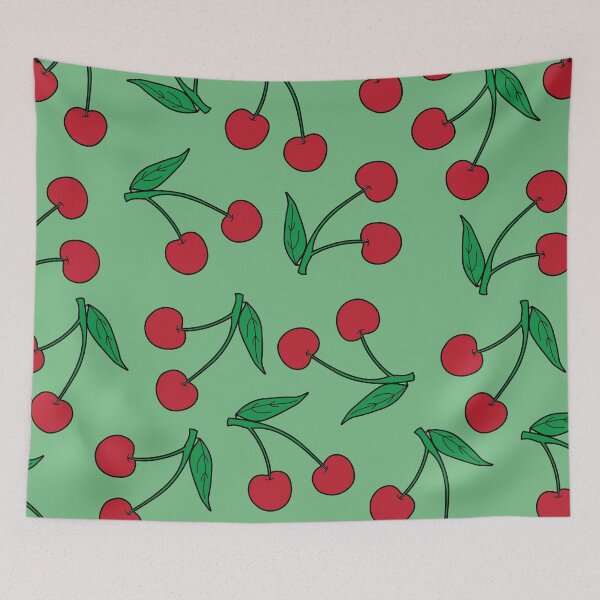 Item preview, Cherry Pattern in green designed and sold by Cathal O'Toole.