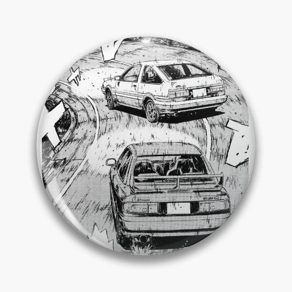 Item preview, Initial D Manga Panel AE86 VS RX7 designed and sold by GeeknGo.