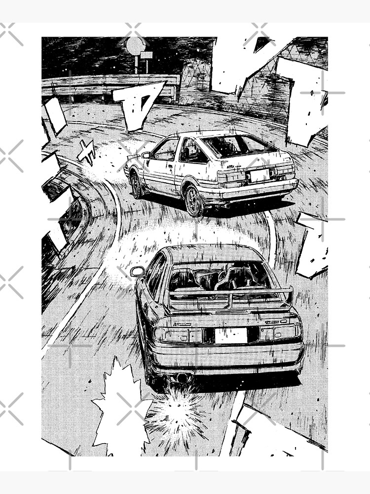 Initial D Manga Panel AE86 VS RX7 Tote Bag for Sale by GeeknGo