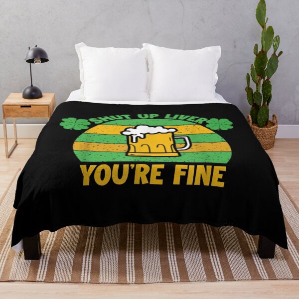 Item preview, St Patricks Day Funny Alcohol Liver Abuse Shamrocks designed and sold by koenhfu06.