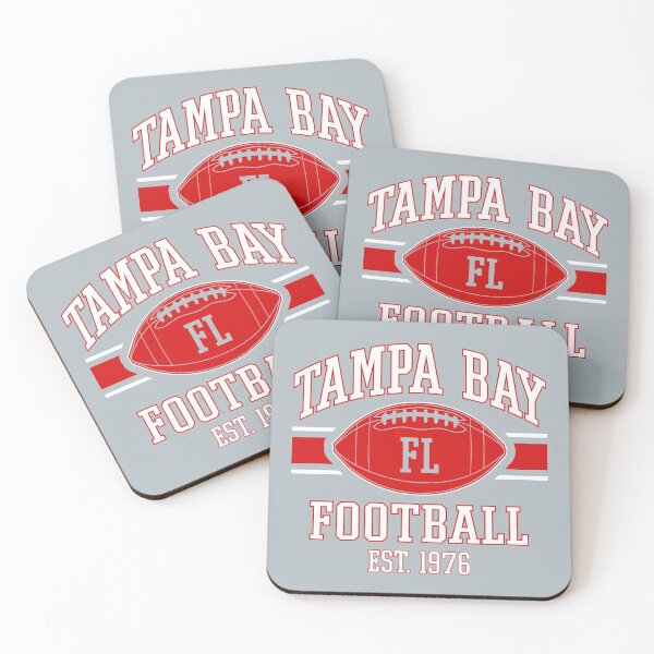 Item preview, Vintage Tampa Bay Football Team Red White Art Gameday Goalline Sport Buccaneers Gifts designed and sold by JamesCarthyArt.