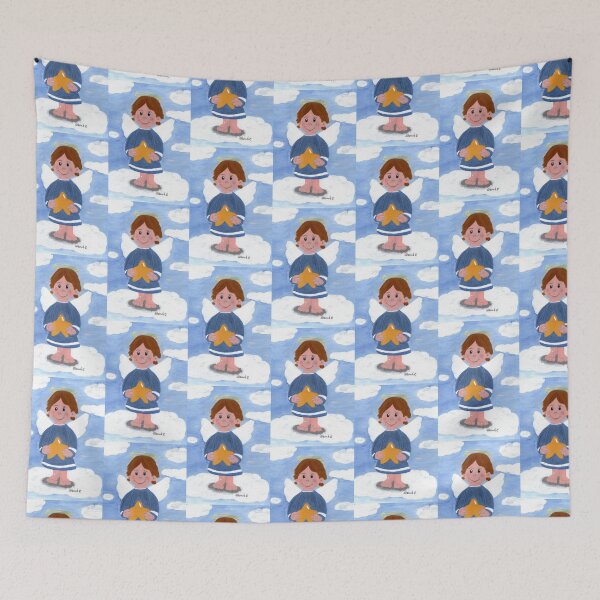 Item preview, Little angel boy with star designed and sold by Sandra  Steinke.